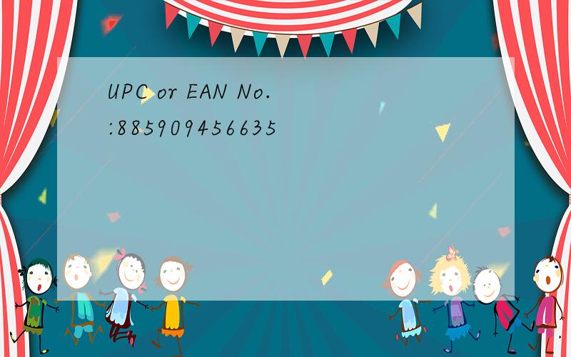 UPC or EAN No.:885909456635