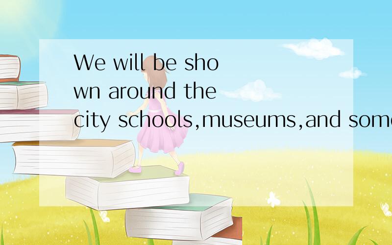 We will be shown around the city schools,museums,and some other places,___other visitors seldom ...We will be shown around the city schools,museums,and some other places,___other visitors seldom go. A.WHAT  B.WHICH  C.WHERE  D.WHENTHANK YOU